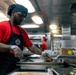 22nd MEU(SOC) | Sailors and Marines Prepare Dinner on USS San Antonio