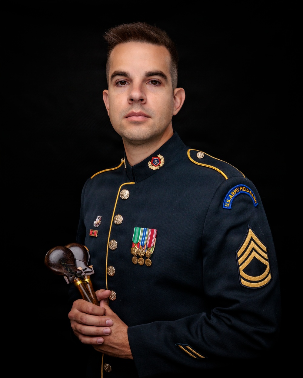 Sgt. 1st Class Mitchell Gribbroek - Percussionist - U.S. Army Field Band Headshot