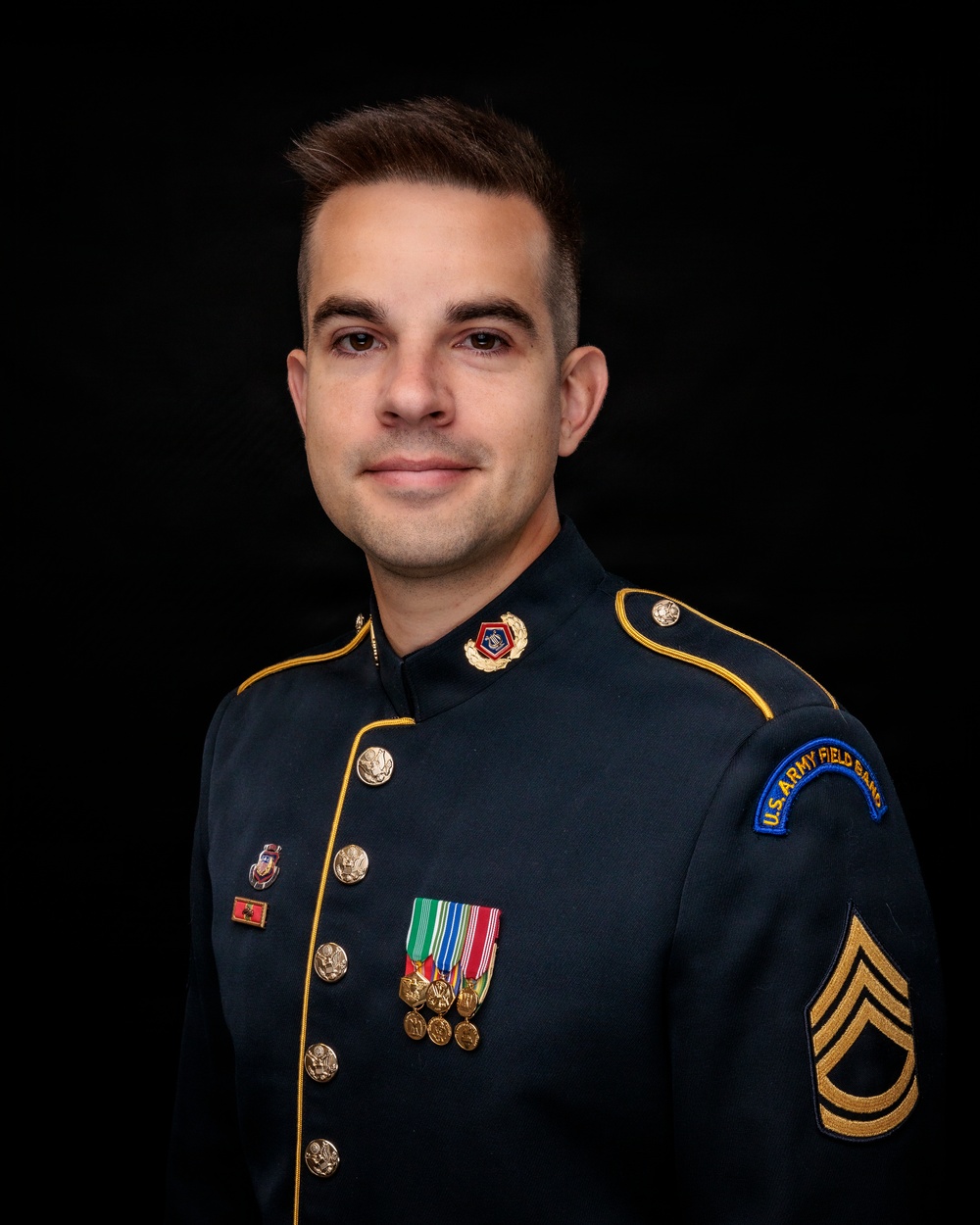 Sgt. 1st Class Mitchell Gribbroek - Percussionist - U.S. Army Field Band Headshot