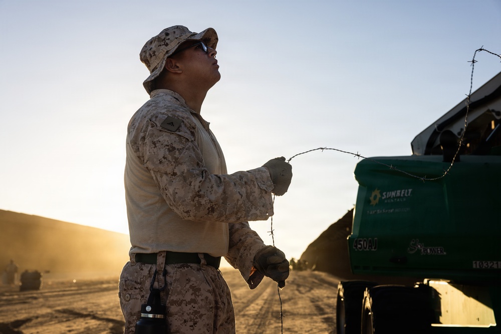 JTF-SB Marines Strengthen Barrier Reinforcement Efforts