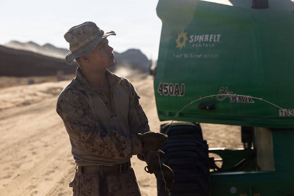 JTF-SB Marines Strengthen Barrier Reinforcement Efforts