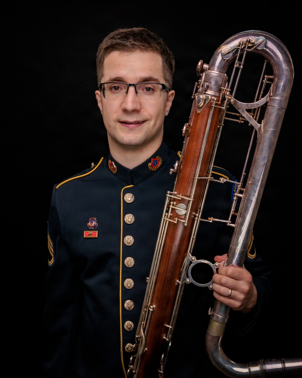 Staff Sgt. Noah Stone - Bass Clarinet - U.S. Army Field Band Headshot Staff Sgt. Noah Stone - Bass Clarinet - U.S. Army Field Band Headshot