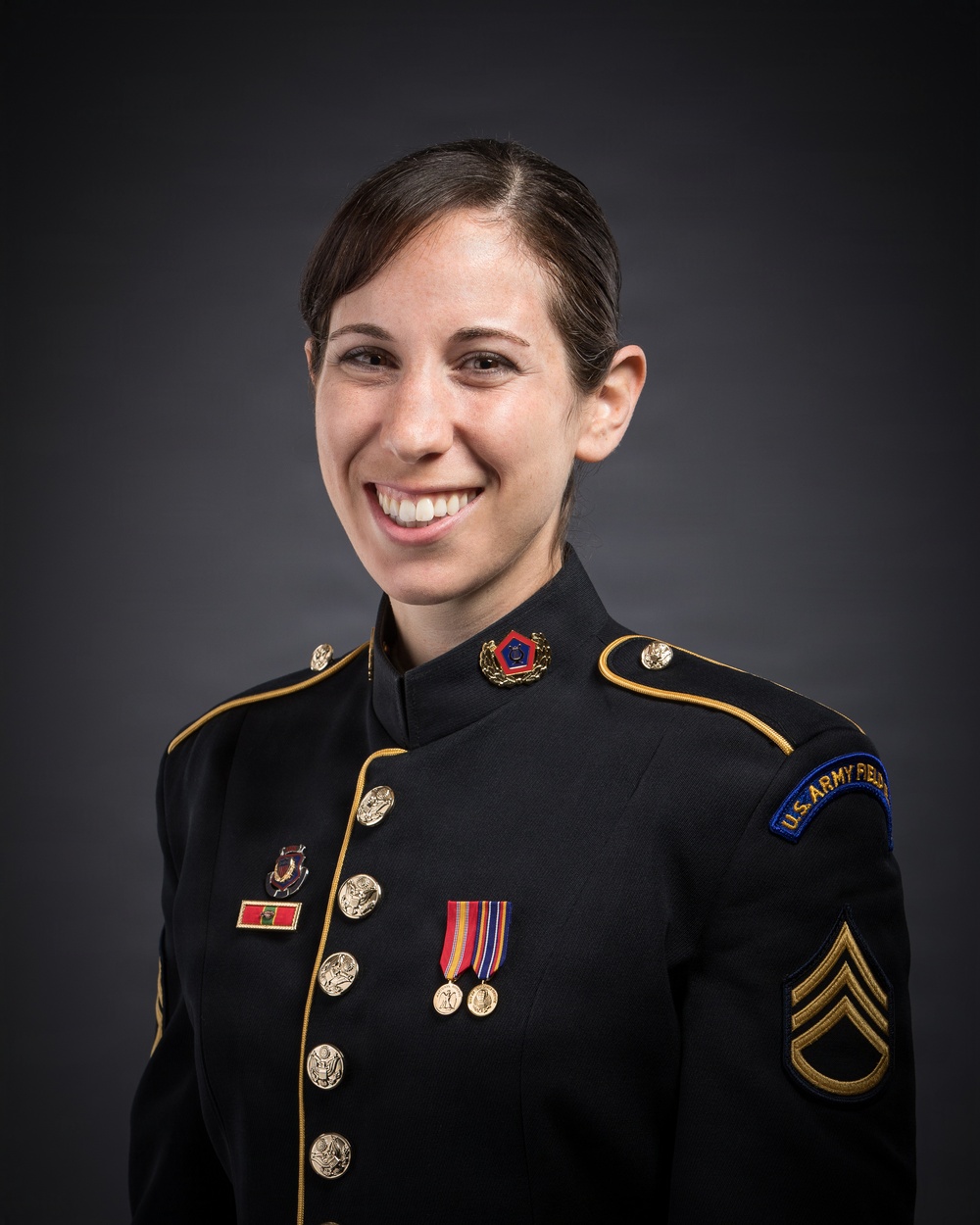 Staff Sgt. Samantha Tadelman - Video Producer - U.S. Army Field Band Headshot Staff Sgt. Samantha Tadelman - Video Producer - U.S. Army Field Band Headshot