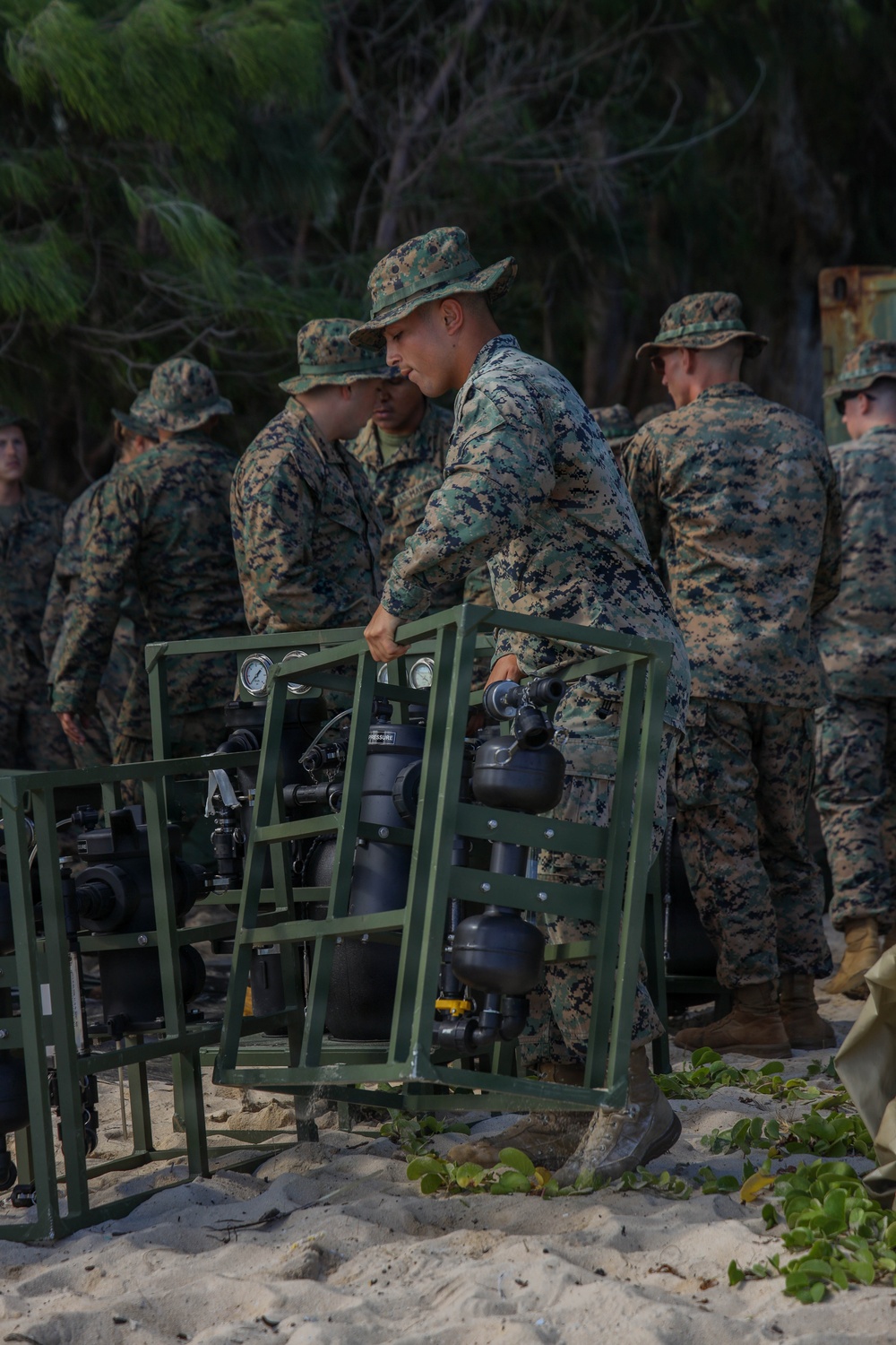 MWSS-174 perform tactical level sustainment water support training