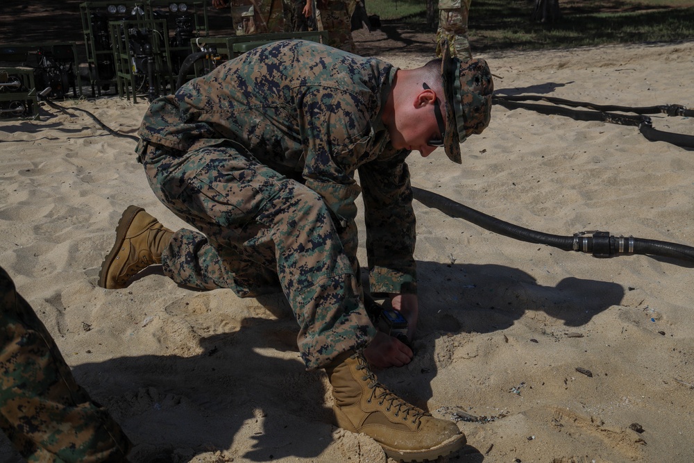MWSS-174 perform tactical level sustainment water support training