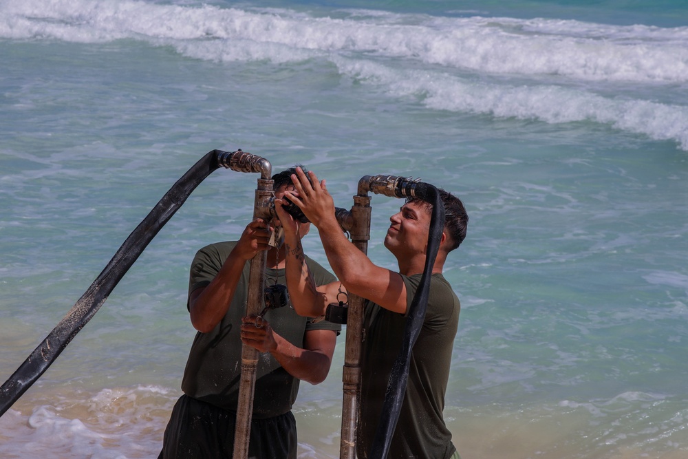 MWSS-174 perform tactical level sustainment water support training