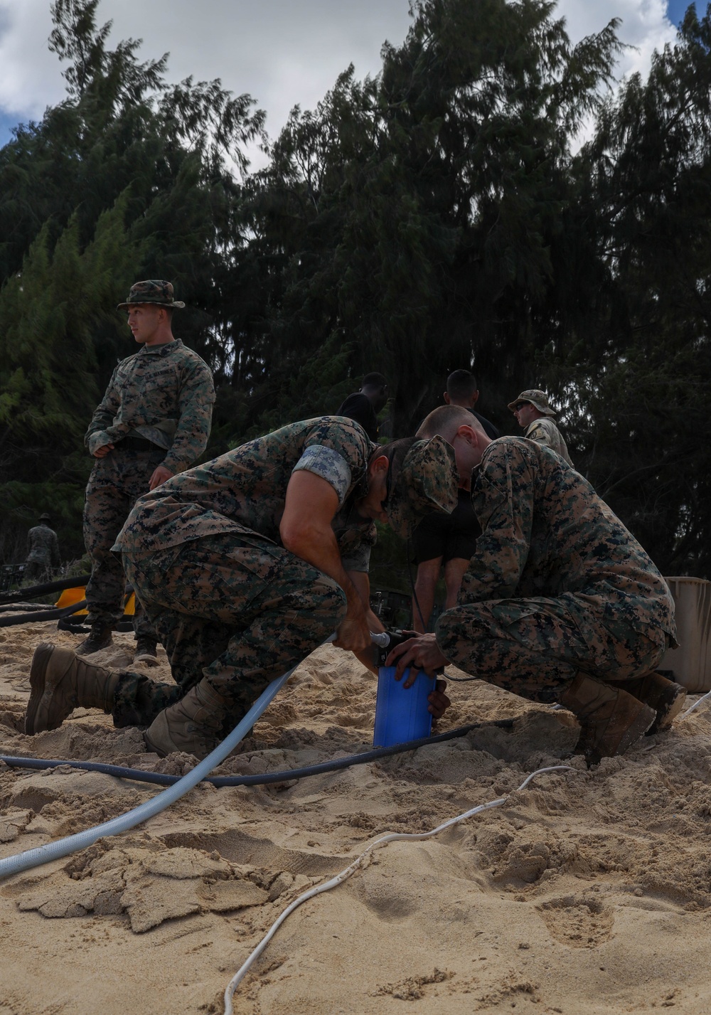 MWSS-174 perform tactical level sustainment water support training