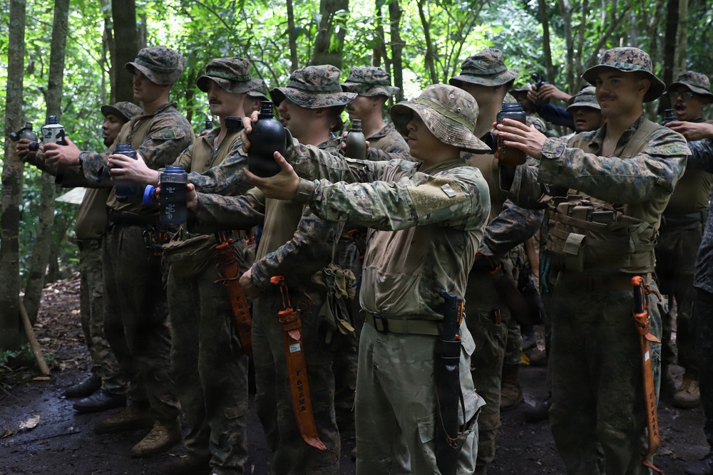 Combined Jungle Operations Training Course Primitive Shelter