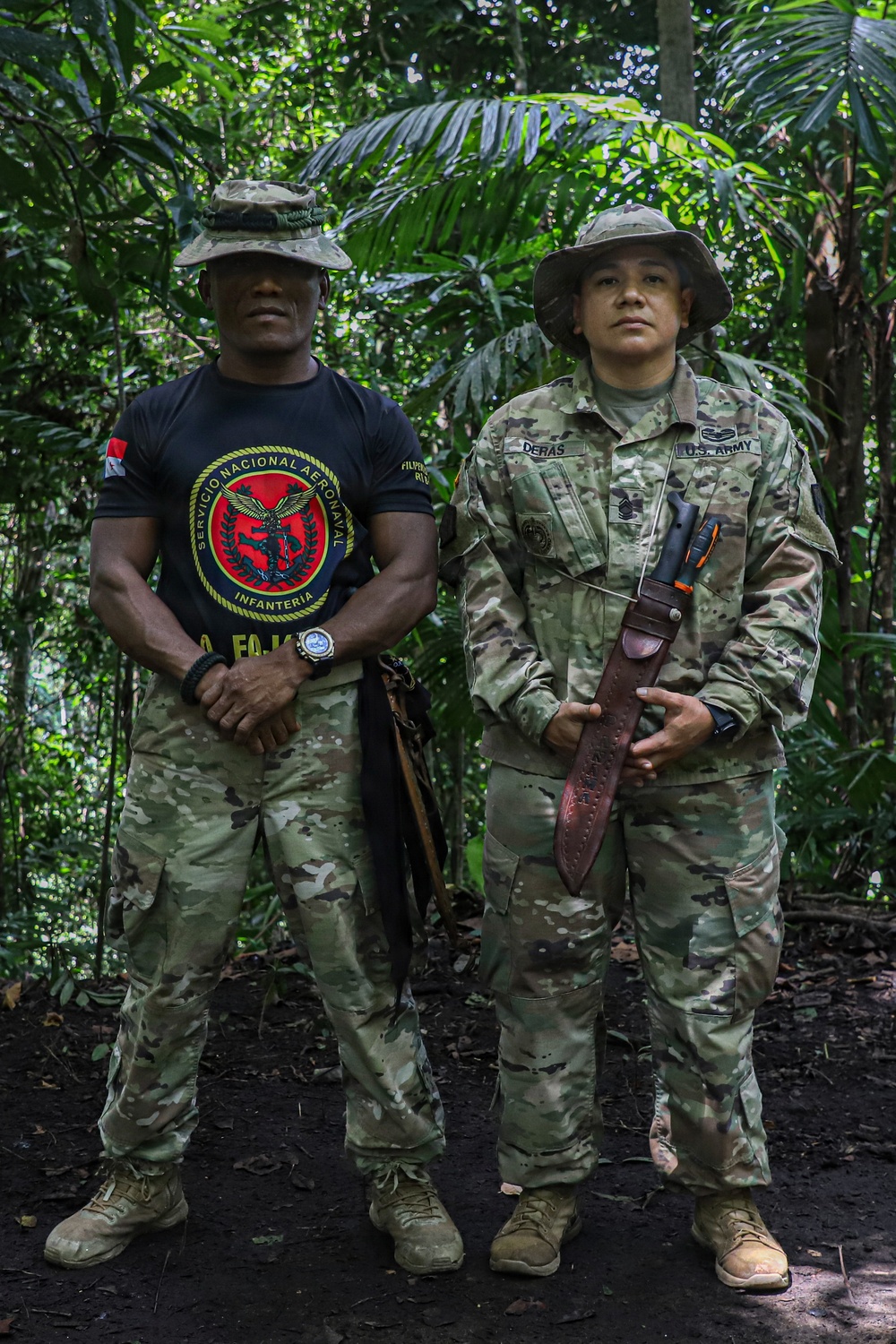 Combined Jungle Operations Training Course Primitive Shelter