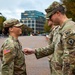 U.S. Army Sgt. Kaylyn Runnels, 112th Military Police Battalion, MSNG, is promoted to the rank of Staff Sgt.