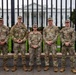 Mississippi National Guard Soldiers pose after a promotion ceremony in front of the White House