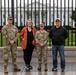 Mississippi National Guard Soldiers take a photo after promotion ceremony in front of the White House