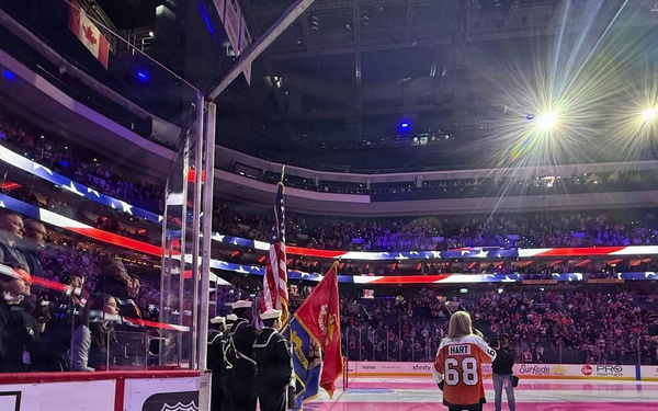 NAVSUP Weapon Systems Support Marks 250th Navy and Marine Corps Birthdays with Philadelphia Flyers