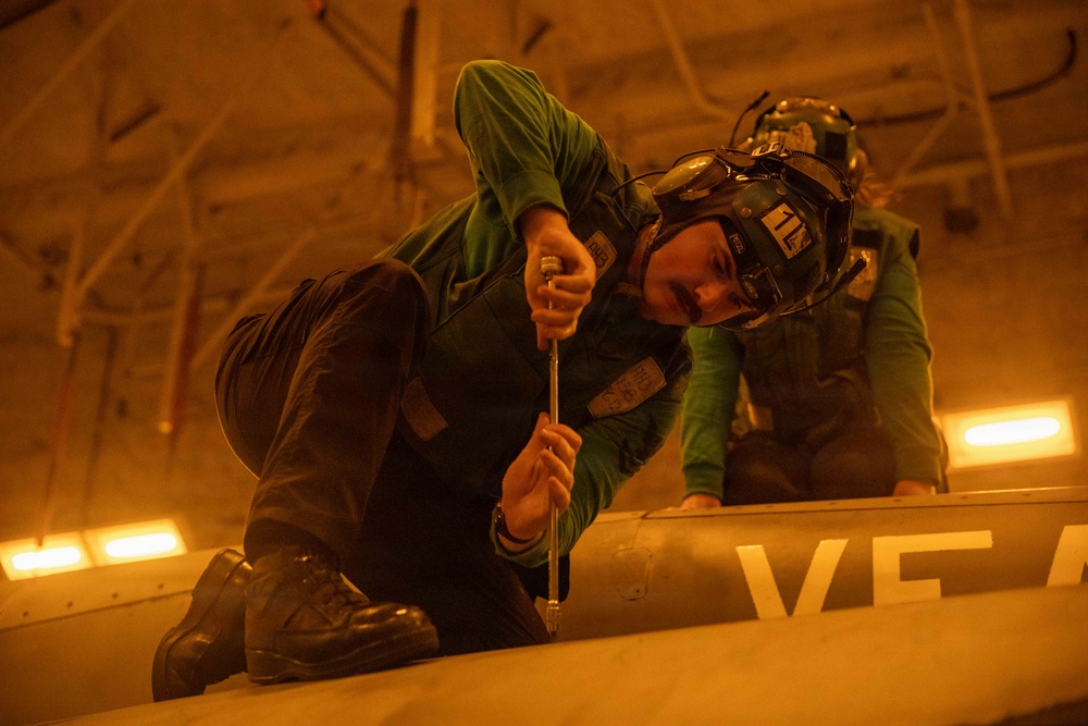 VFA-37 Hangar Bay Maintenance VFA-37 Hangar Bay Maintenance