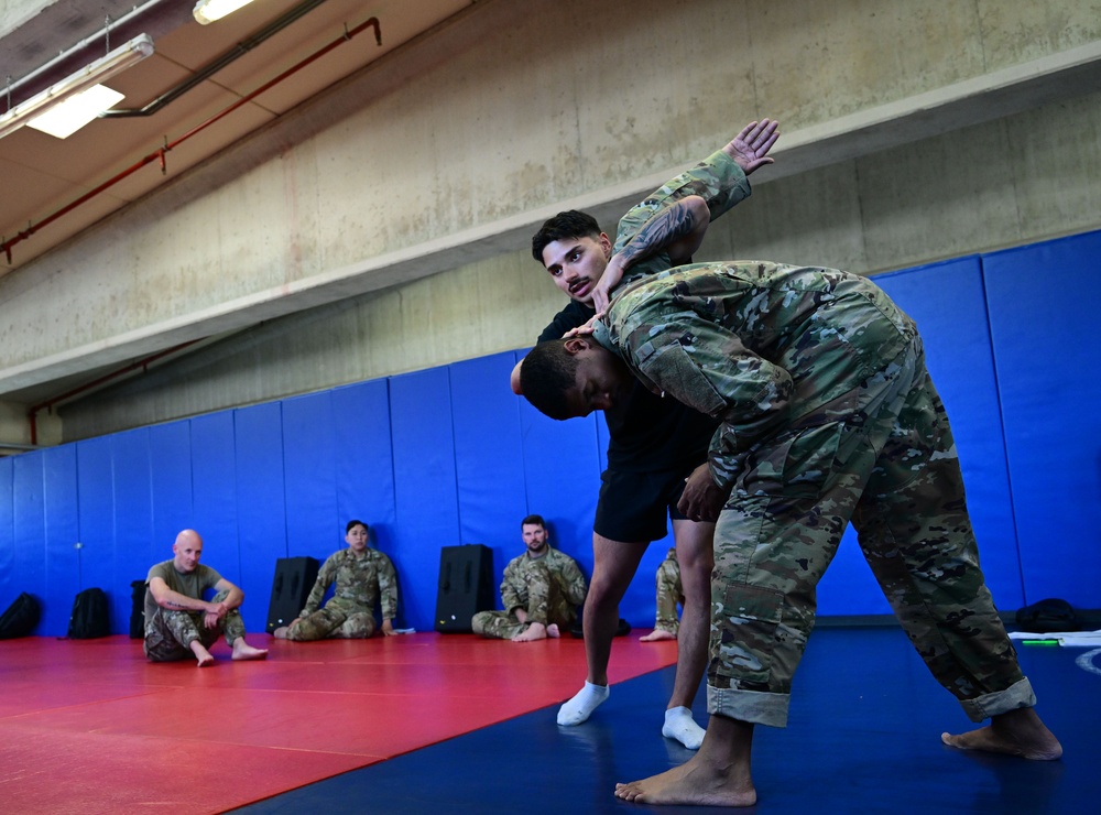 31st SFS hosts first base-wide combatives course