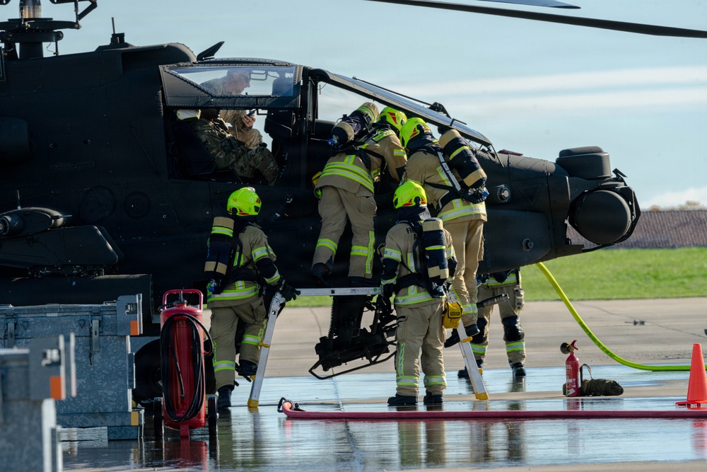12th CAB and USAG Ansbach Conduct Pre-Mishap Plan Exercise