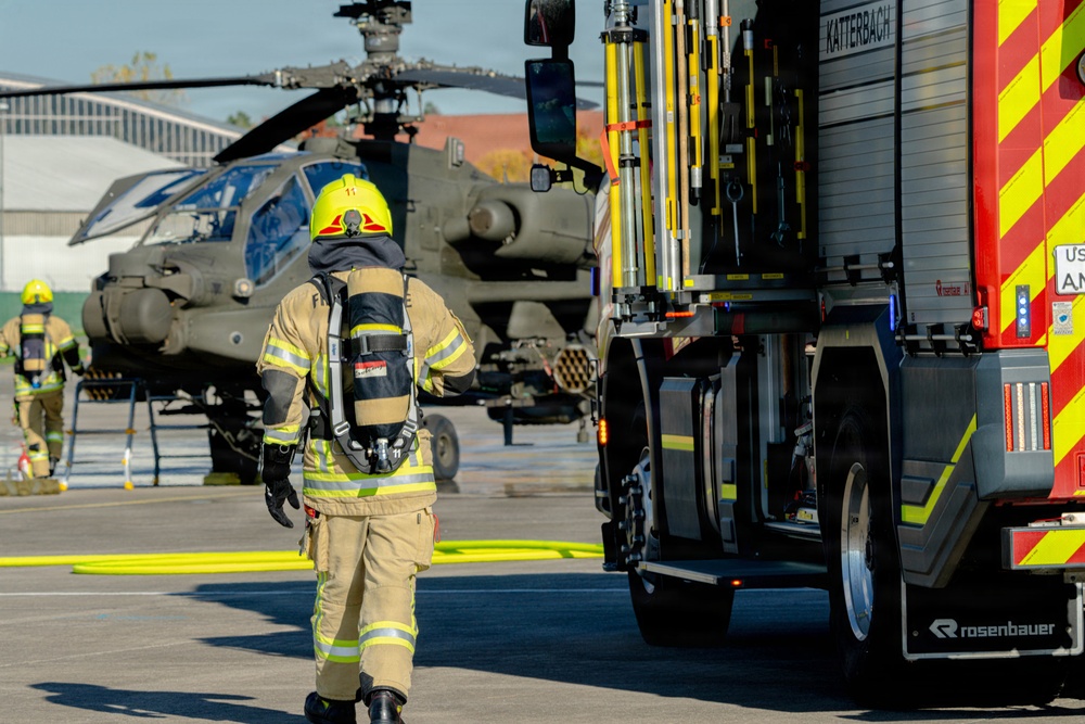 12th CAB and USAG Ansbach Conduct Pre-Mishap Plan Exercise