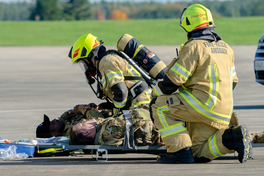 12th CAB and USAG Ansbach Conduct Pre-Mishap Plan Exercise