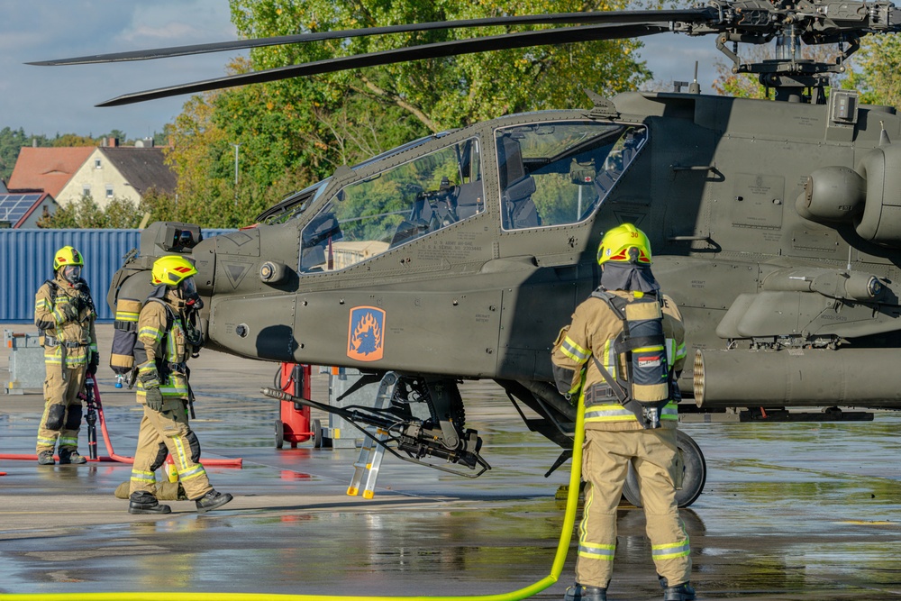12th CAB and USAG Ansbach Conduct Pre-Mishap Plan Exercise