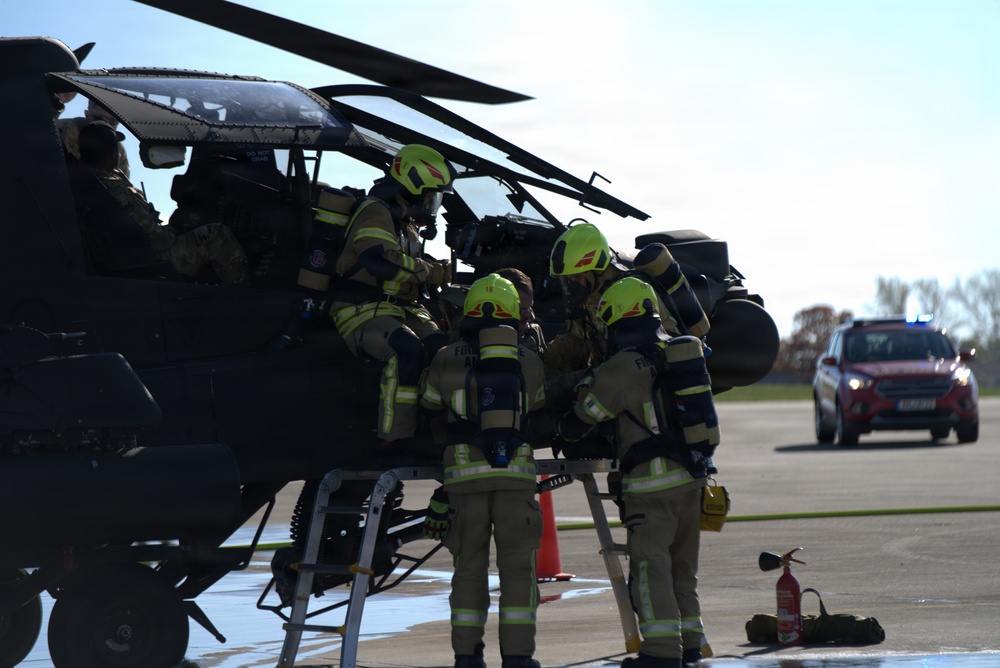 12th CAB and USAG Ansbach Conduct Pre-Mishap Plan Exercise