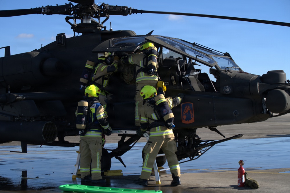 12th CAB and USAG Ansbach Conduct Pre-Mishap Plan Exercise