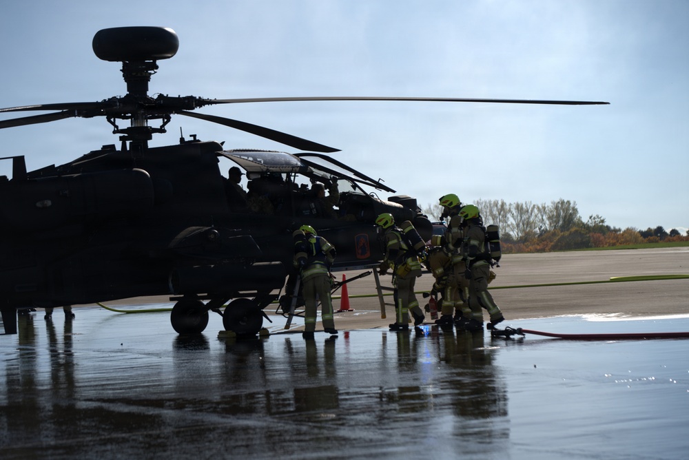 12th CAB and USAG Ansbach Conduct Pre-Mishap Plan Exercise