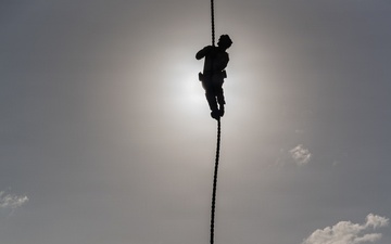 22nd MEU(SOC) | BLT Fast Rope Sustainment Training on USS Iwo Jima