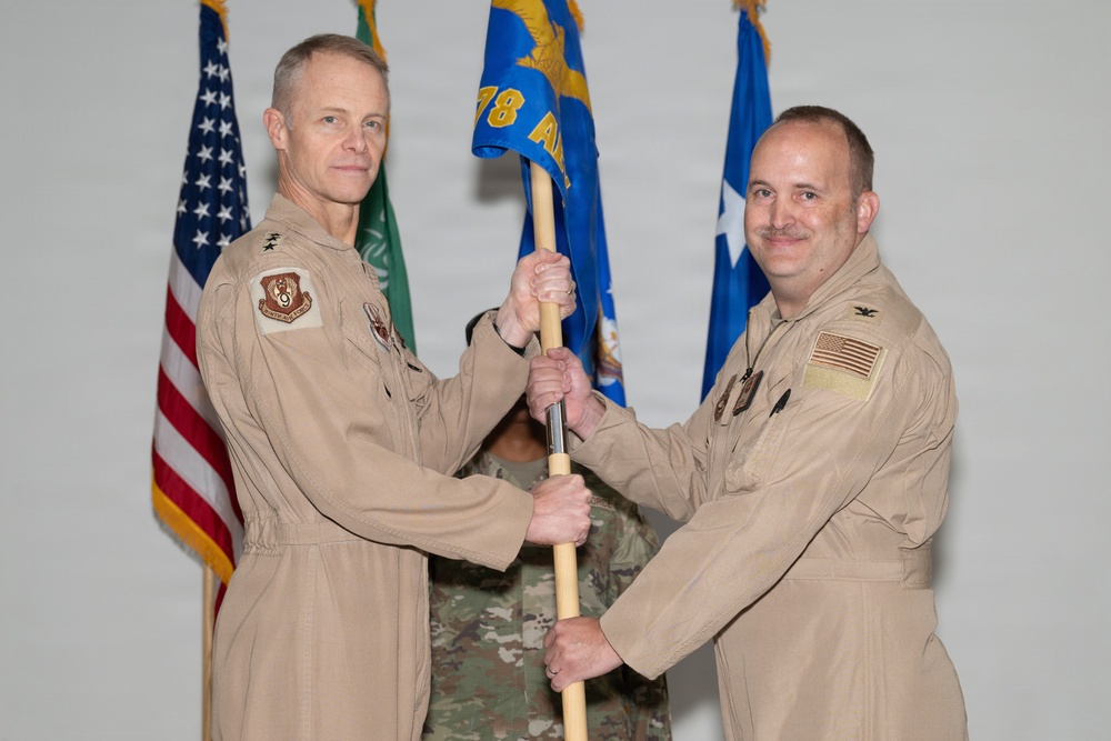 378th AEW Change of Command 378th AEW Change of Command