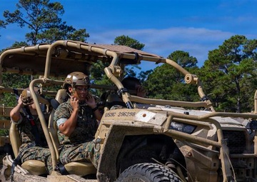 Marines Across 2nd MLG attend Unmanned Ground Vehicle Demonstration