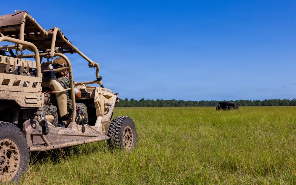 Marines Across 2nd MLG attend Unmanned Ground Vehicle Demonstration