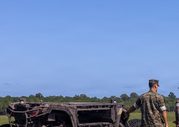 Marines Across 2nd MLG attend Unmanned Ground Vehicle Demonstration
