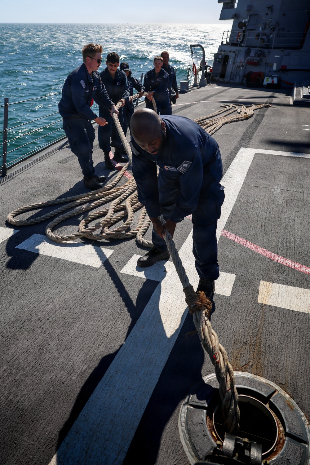 USS Paul Ignatius (DDG 117) pulls into Naval Station Rota for Replenishment