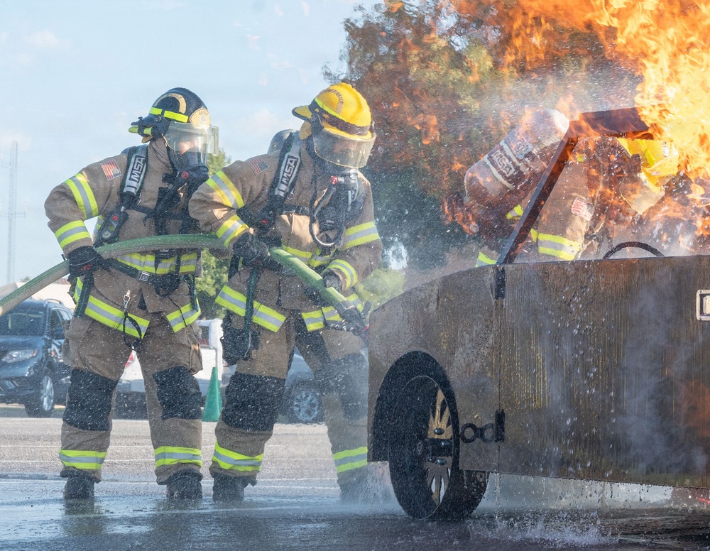 Car Fire Demonstration