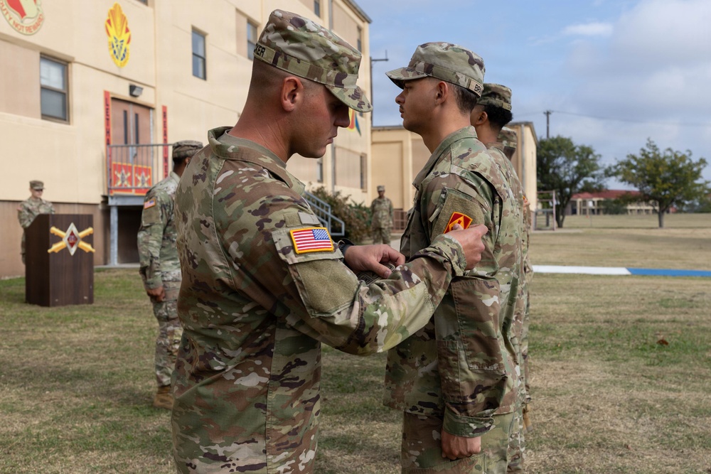 75th FA BDE Patching Ceremony