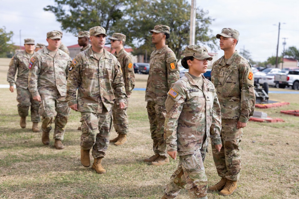 75th FA BDE Patching Ceremony