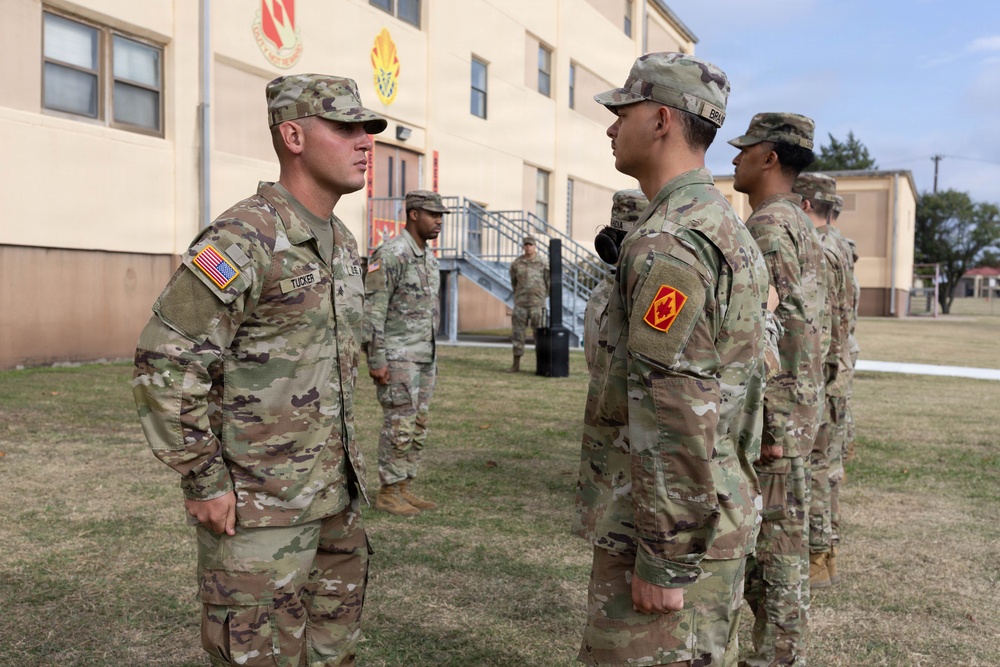 75th FA BDE Patching Ceremony