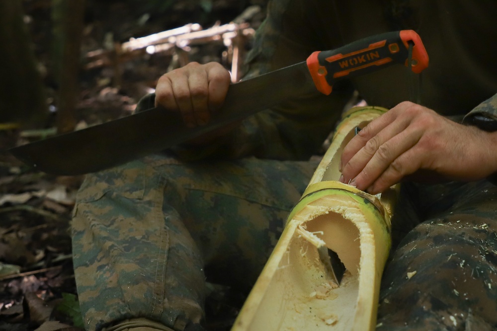 Combined Jungle Operations Training Course Survival Testing