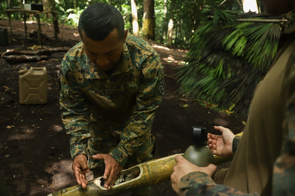 Combined Jungle Operations Training Course Survival Testing