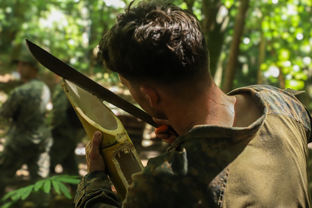 Combined Jungle Operations Training Course Survival Testing