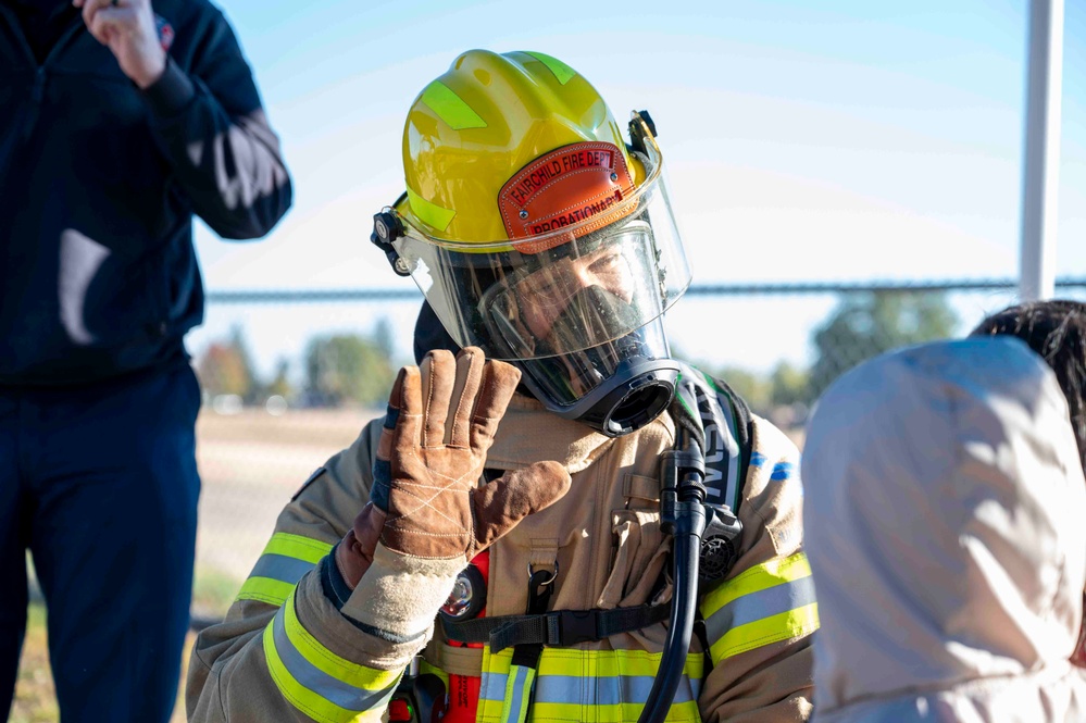 Team Fairchild holds Fire Prevention Week