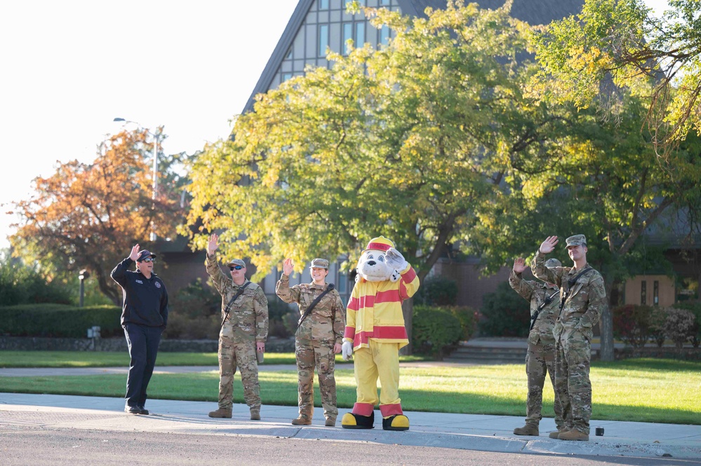 Team Fairchild holds Fire Prevention Week