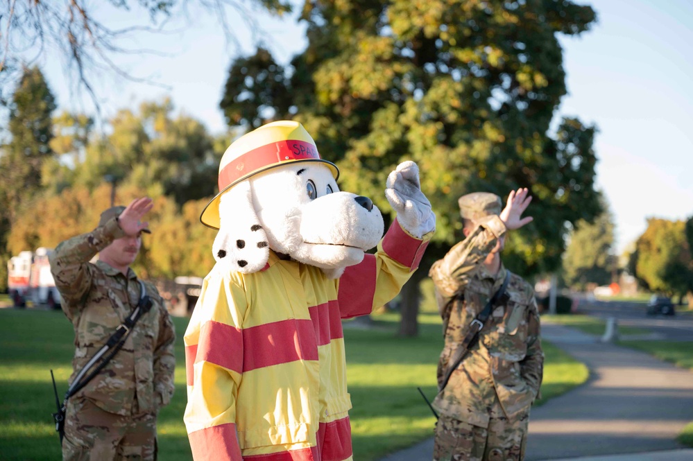 Team Fairchild holds Fire Prevention Week