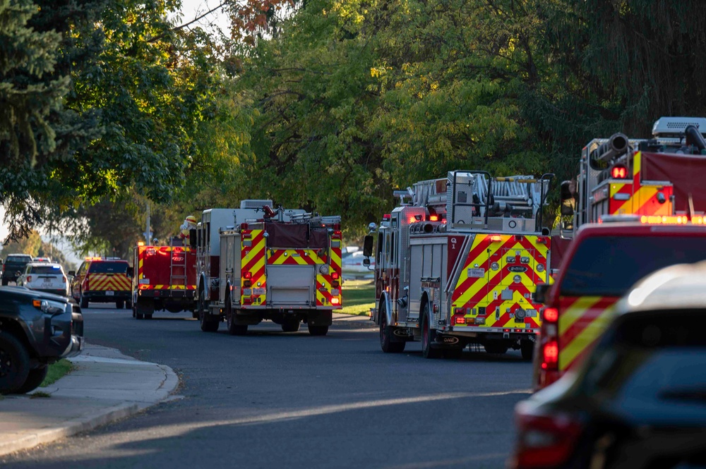 Team Fairchild holds Fire Prevention Week