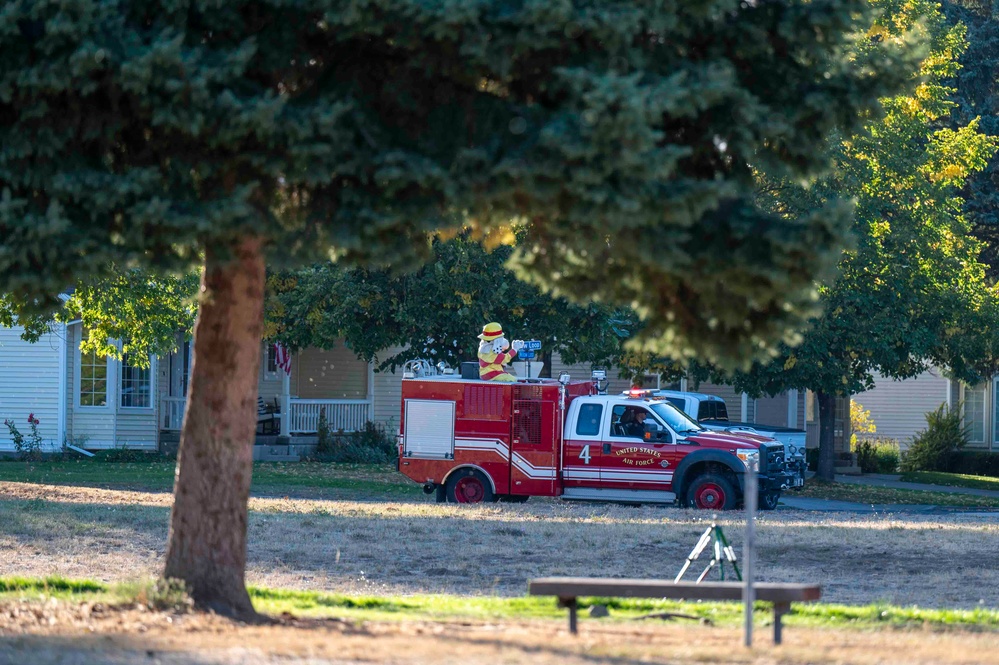 Team Fairchild holds Fire Prevention Week