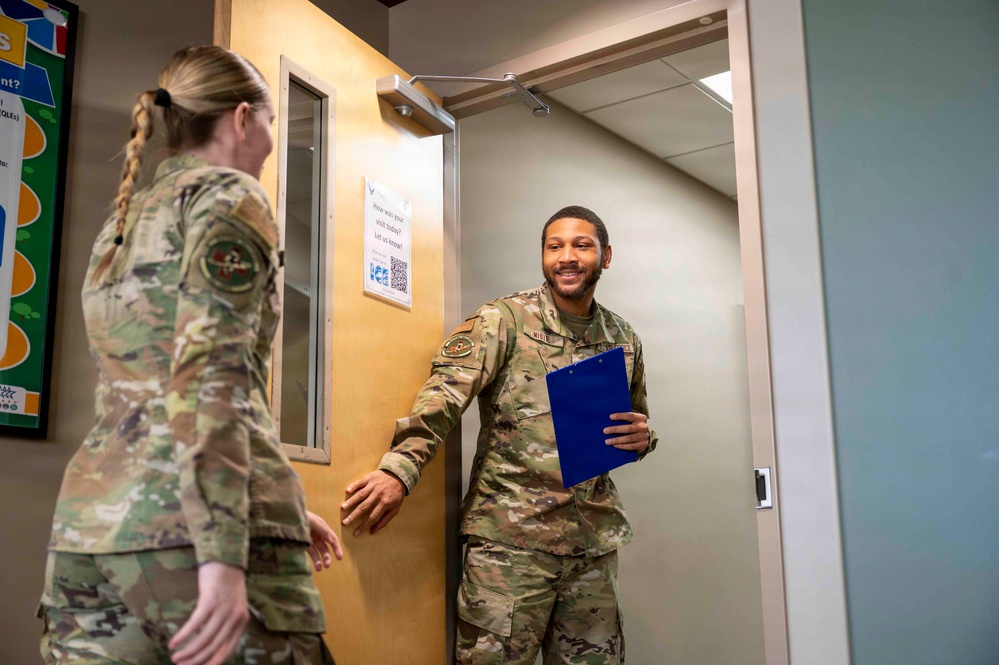 Mental health technician sets standard for future Airmen