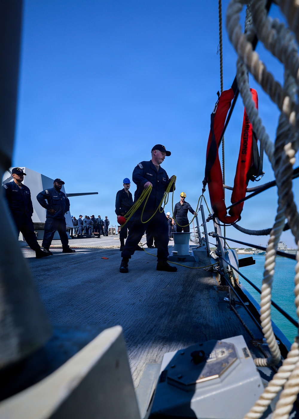 USS Paul Ignatius (DDG 117) departs Naval Station Rota