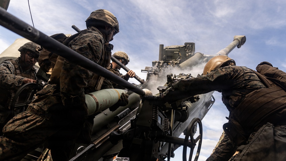 1st Battalion, 10th Marine Regiment Fire Exercise