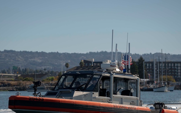 U.S. Coast Guard Maritime Safety and Security Team (MSST) provides security during San Francisco Fleet Week