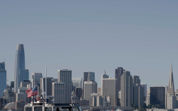 U.S. Coast Guard Maritime Safety and Security Team (MSST) provides security during San Francisco Fleet Week