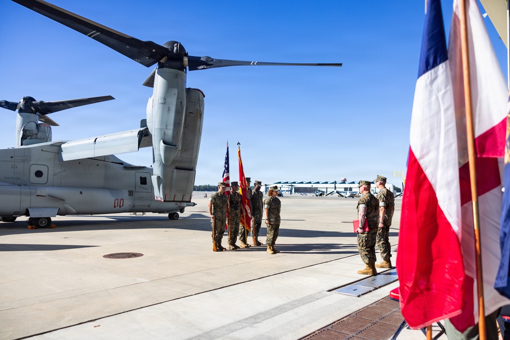 MAG-49 Site Support New River Relief and Appointment Ceremony